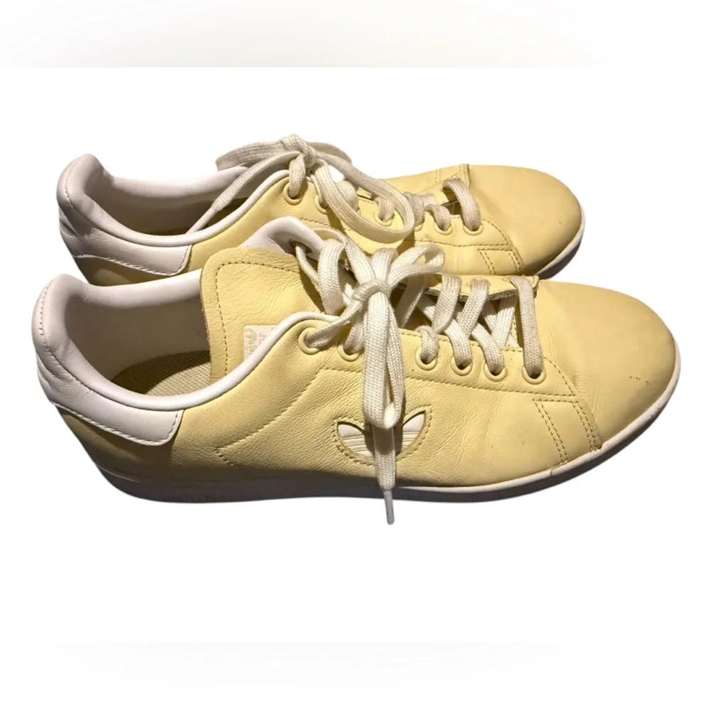 Adidas‎ Stan Smith Originals Men's Shoes Cloud White Easy Yellow sneaker sz 8